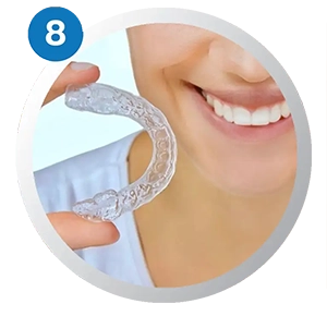 After the treatment has ended, the retainer is needed to be worn to keep the teeth aligned