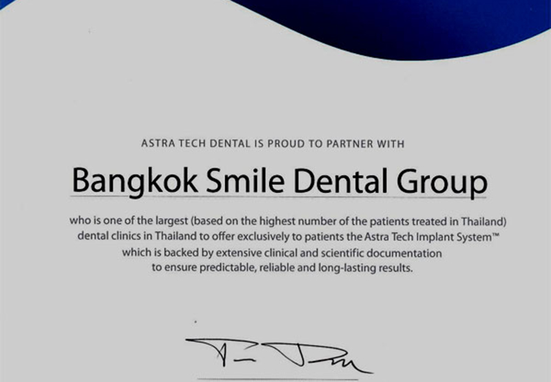 Platinum level of partnership with Astra Tech