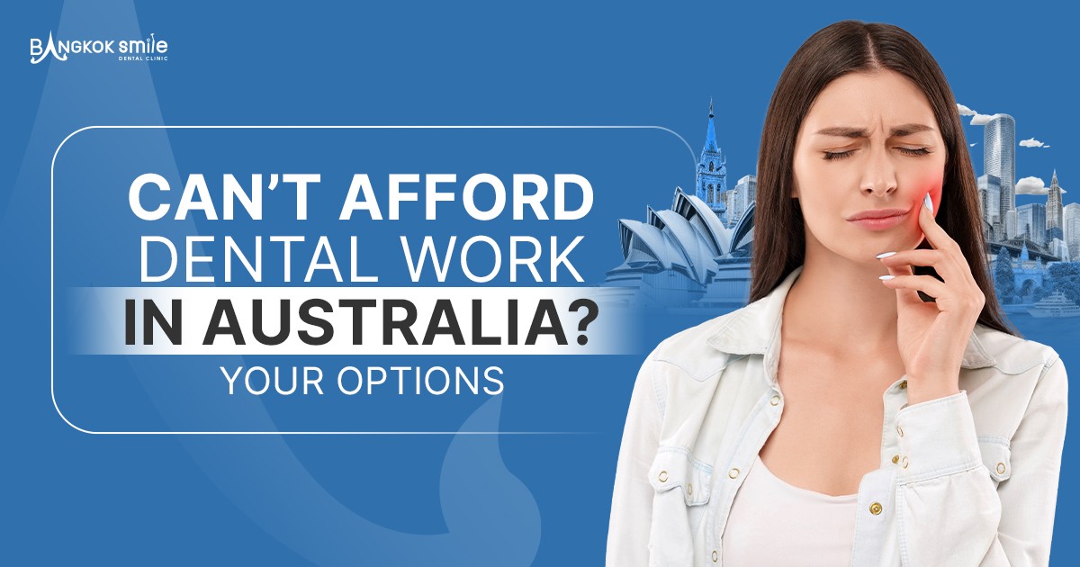 Can't afford veneers crowns implants Australia options   